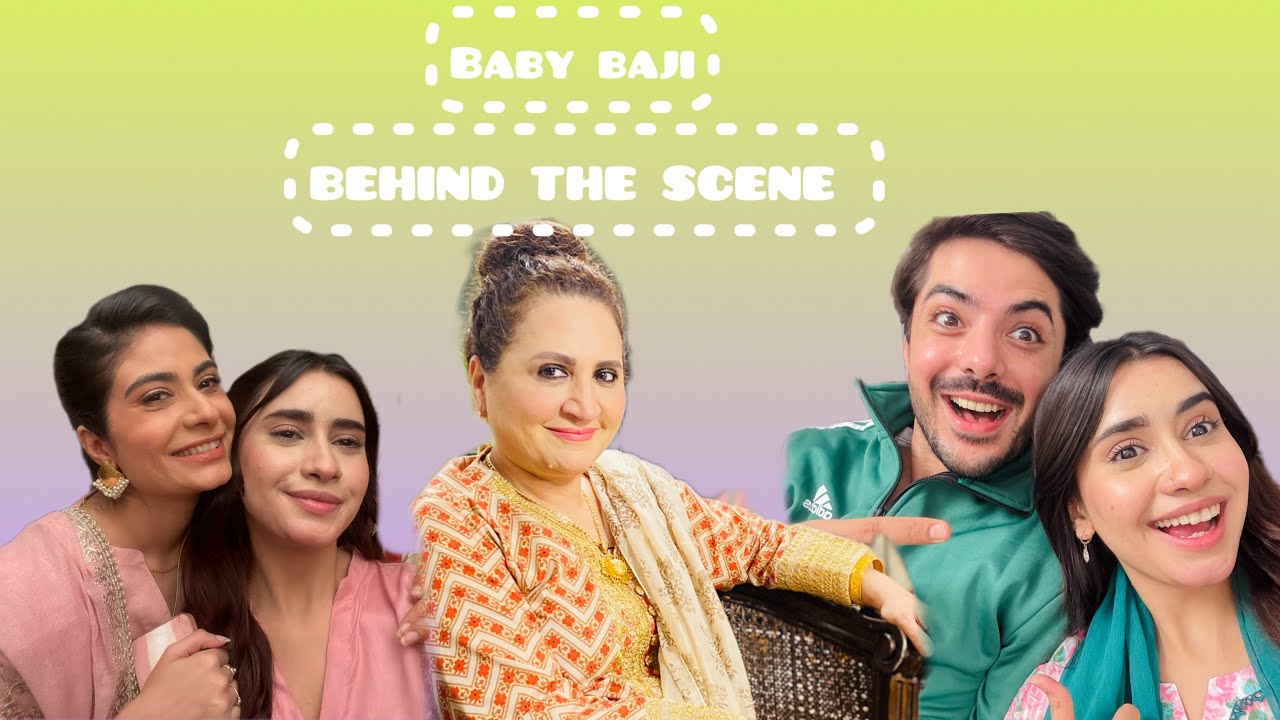 MORE BTS OF BABY BAJI 🎥🫣 | Set Fun | Baby Baji | Aisha Afridi |