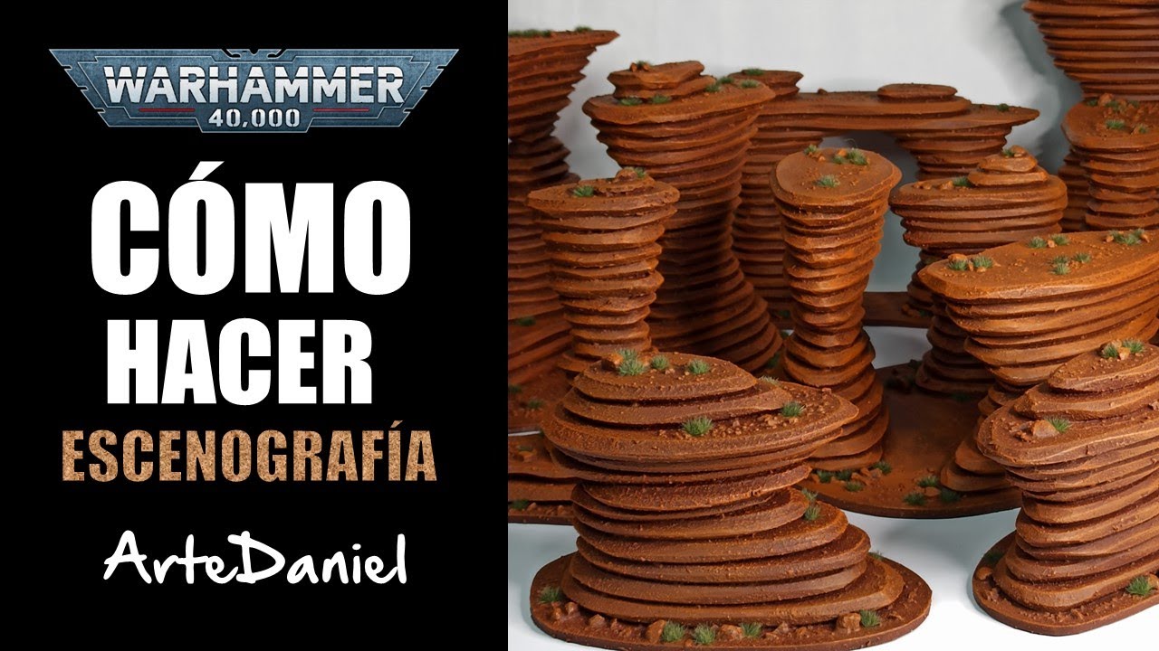 CÓMO HACER un DESIERTO PARA 40K - ArteDaniel