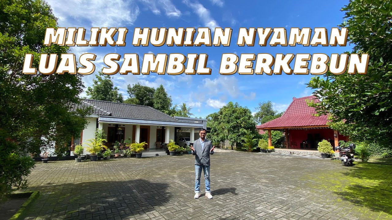 RUMAH JOGJA LUAS LEGA TERAWAT BISA SAMBIL BERKEBUN IDAMAN SEMUA KELUARGA AREA JOGJA BARAT