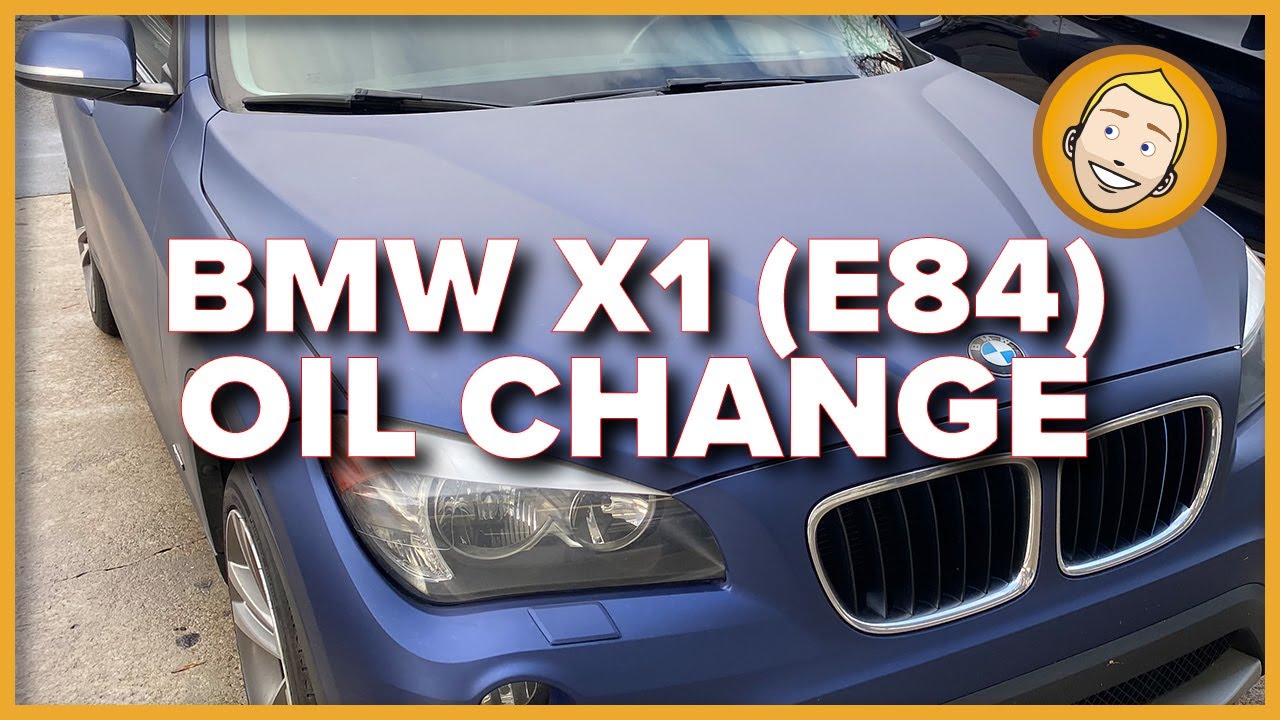 BMW X1 (E84) OIL CHANGE and SERVICE LIGHT RESET