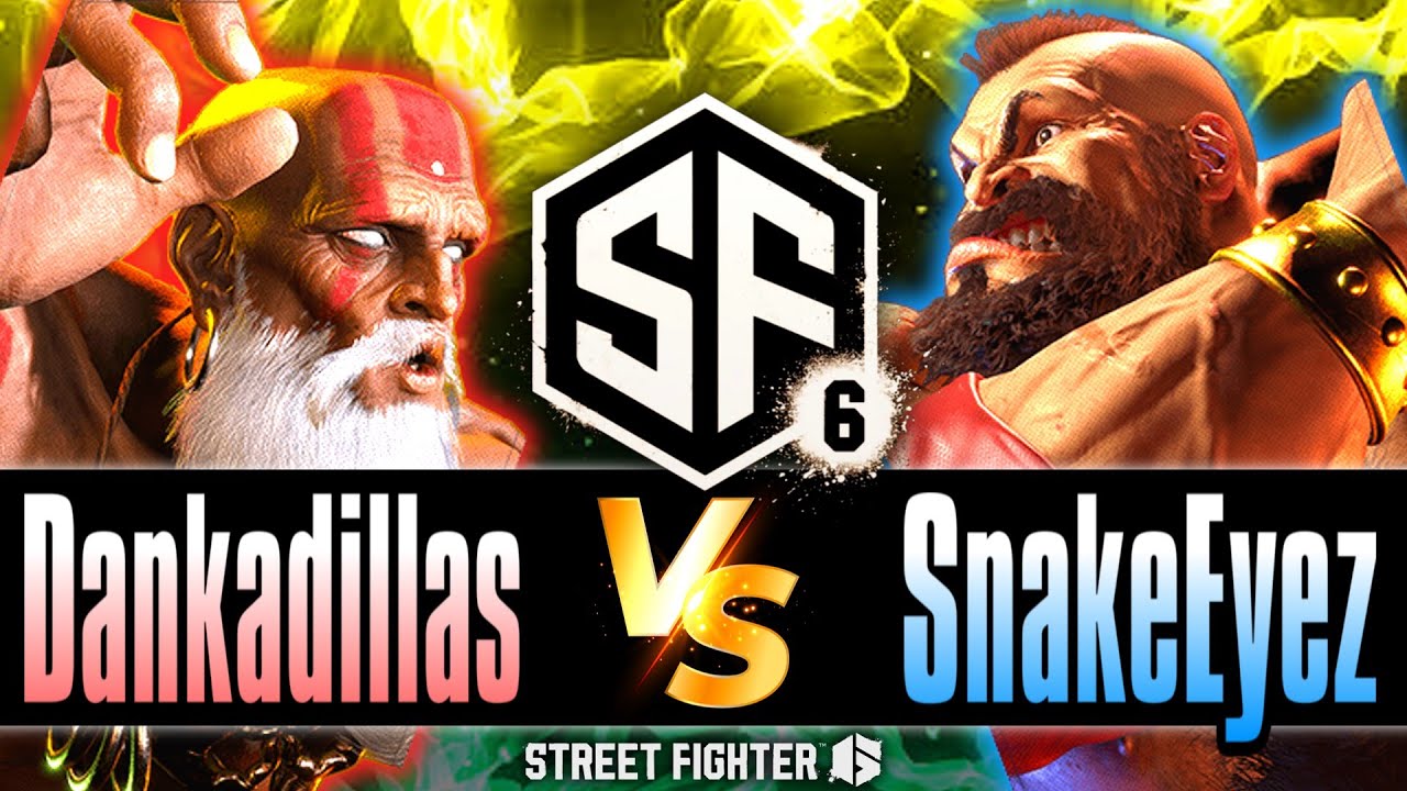 スト6 🆚 Dankadillas (ダルシム) vs SnakeEyez (ザンギエフ) | Dankadillas (Dhalsim) vs SnakeEyez (Zangief) 🆚 SF6