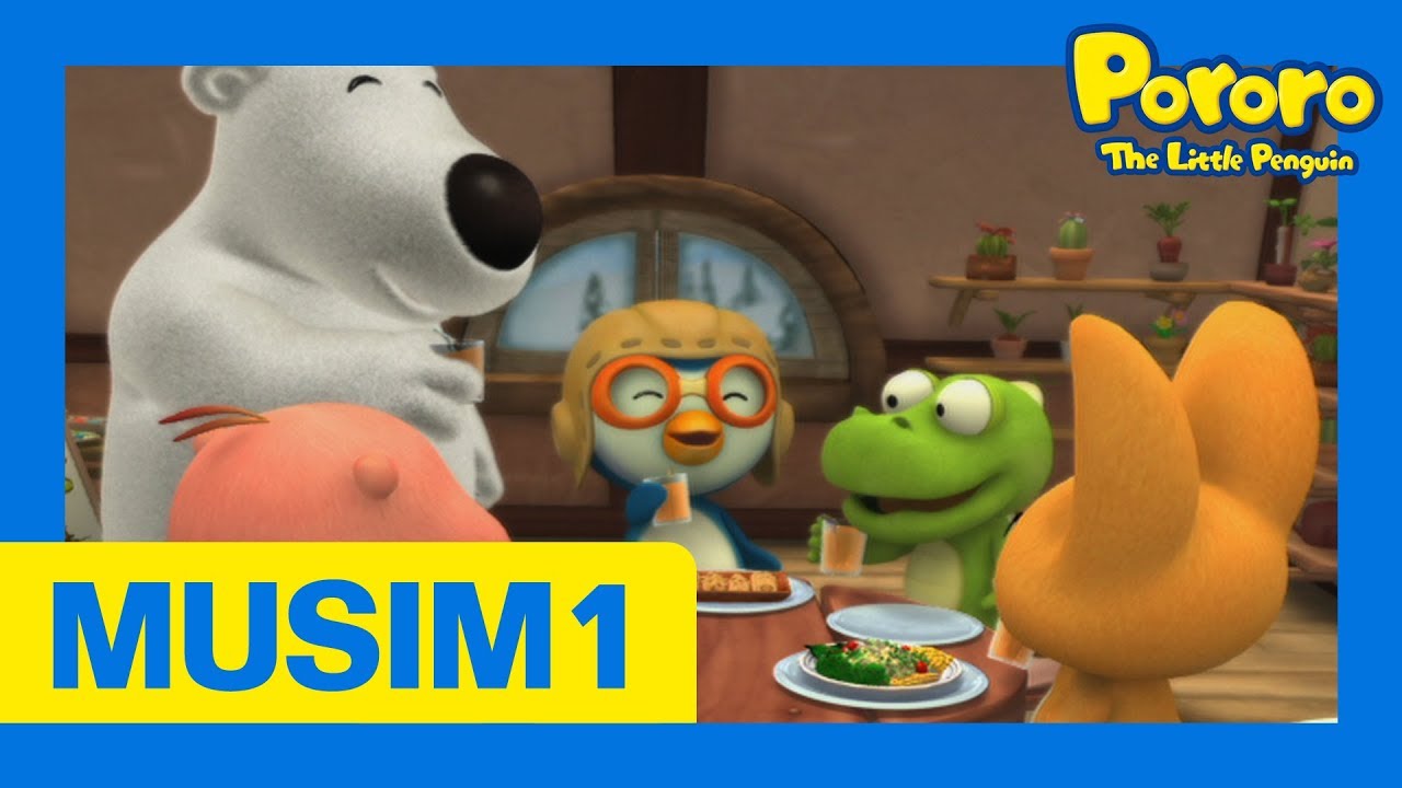 #50 Koki kecil | Pororo Si Penguin Kecil Musim 1| Animasi Indonesia