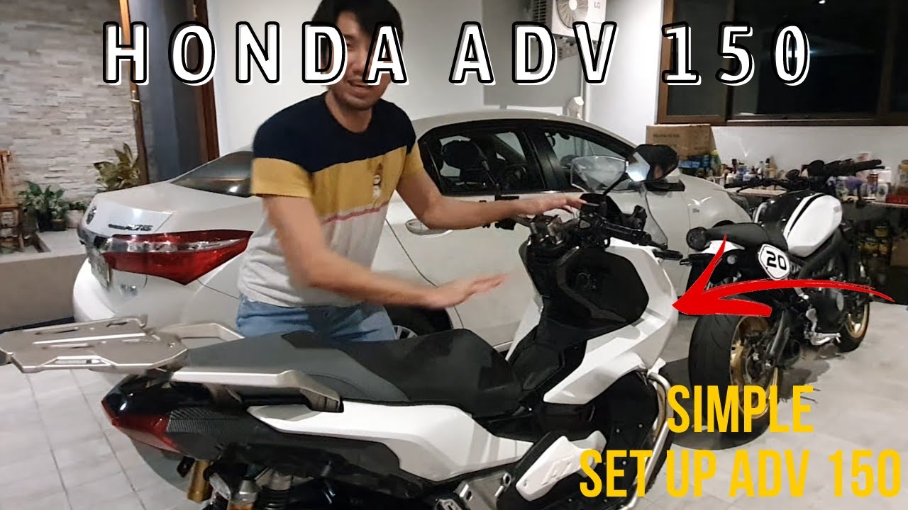 Honda ADV 150 White My Simple Set Up PH