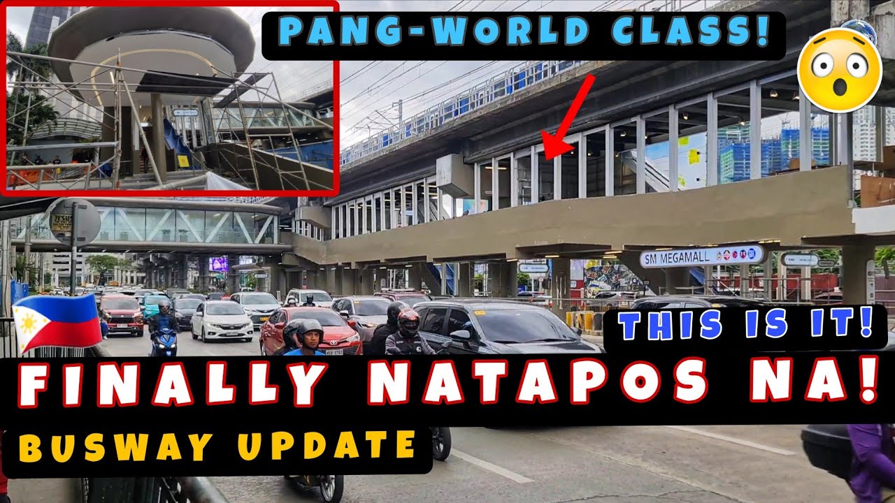 Наконец-то! Строительство автобусной станции EDSA Ortigas завершено! Скоро открытие! 🇵🇭