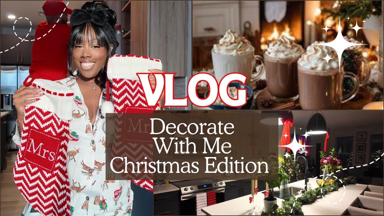 Deck the Halls with Me 🎄| Christmas Decorating Vlog 🎁