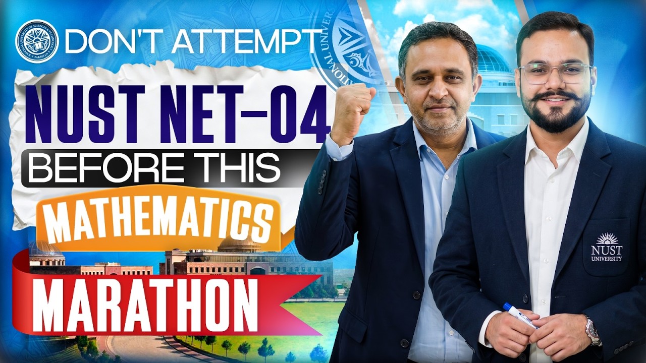NUST NET Math Preparation 2026 I NUST NET Math Papers I NUST NET Math Marathon I NET Math Papers'26