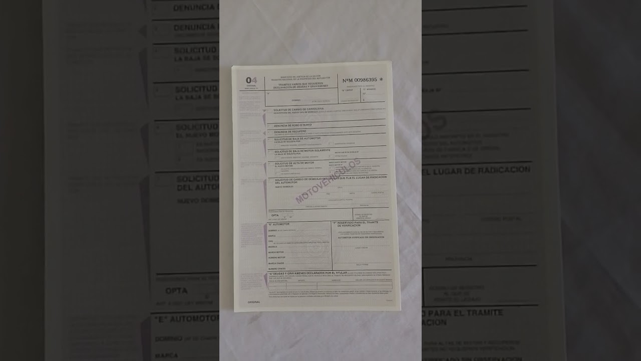 para que sirve en formulario un 04 de motos y  formulario 04 de auto