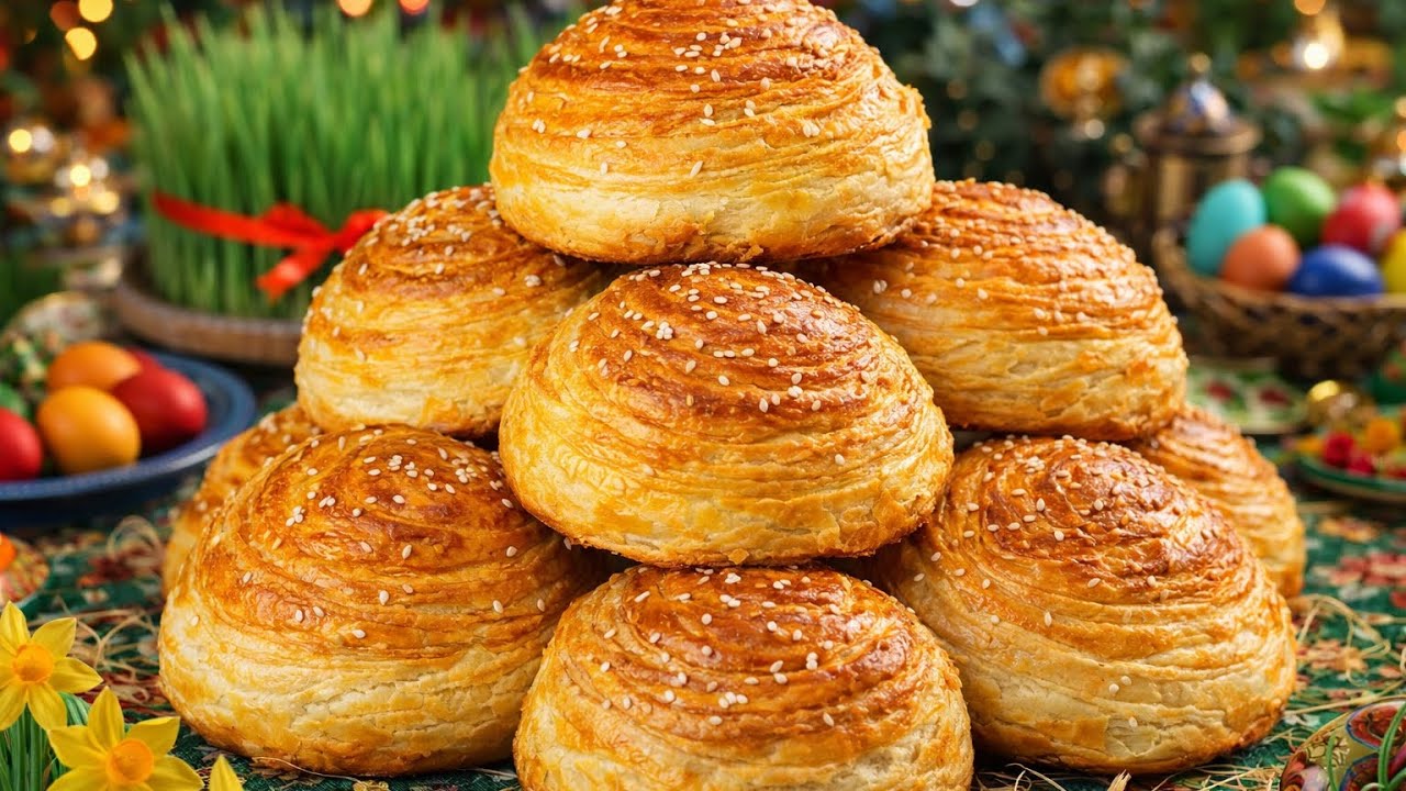 Novruz Süfrəsinin Şahı – Əsl Qoğal Necə Hazırlanır? #şəkərbura #paxlava #Novruz #şorqoğal#şirinqoğal
