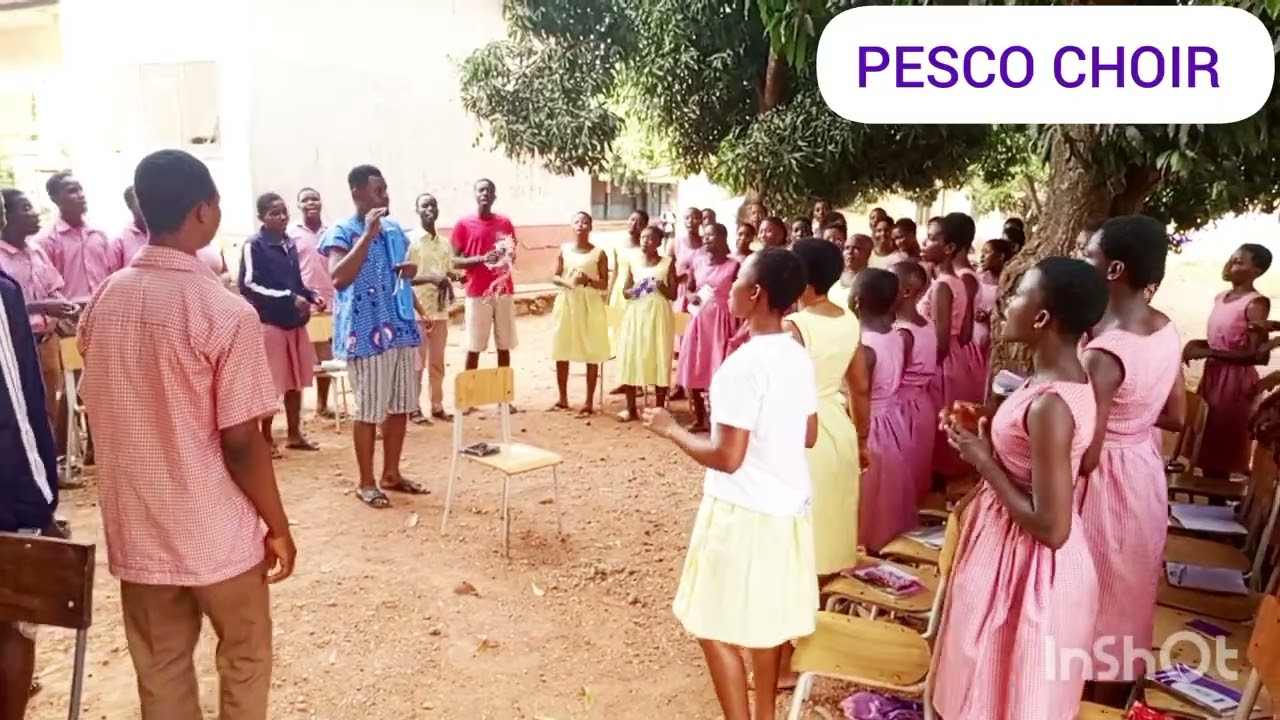 PESCO CHOIR AT A REHEARSAL SECTION