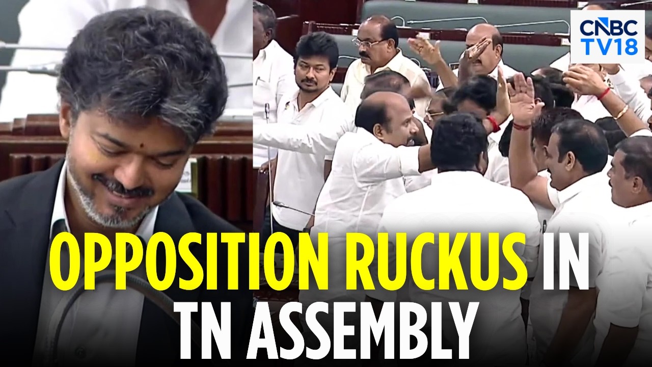 DMK Ruckus in TN Assembly: Speaker Denies Udhayanidhi Permission To Speak | CM Vijay | TVK | N18V