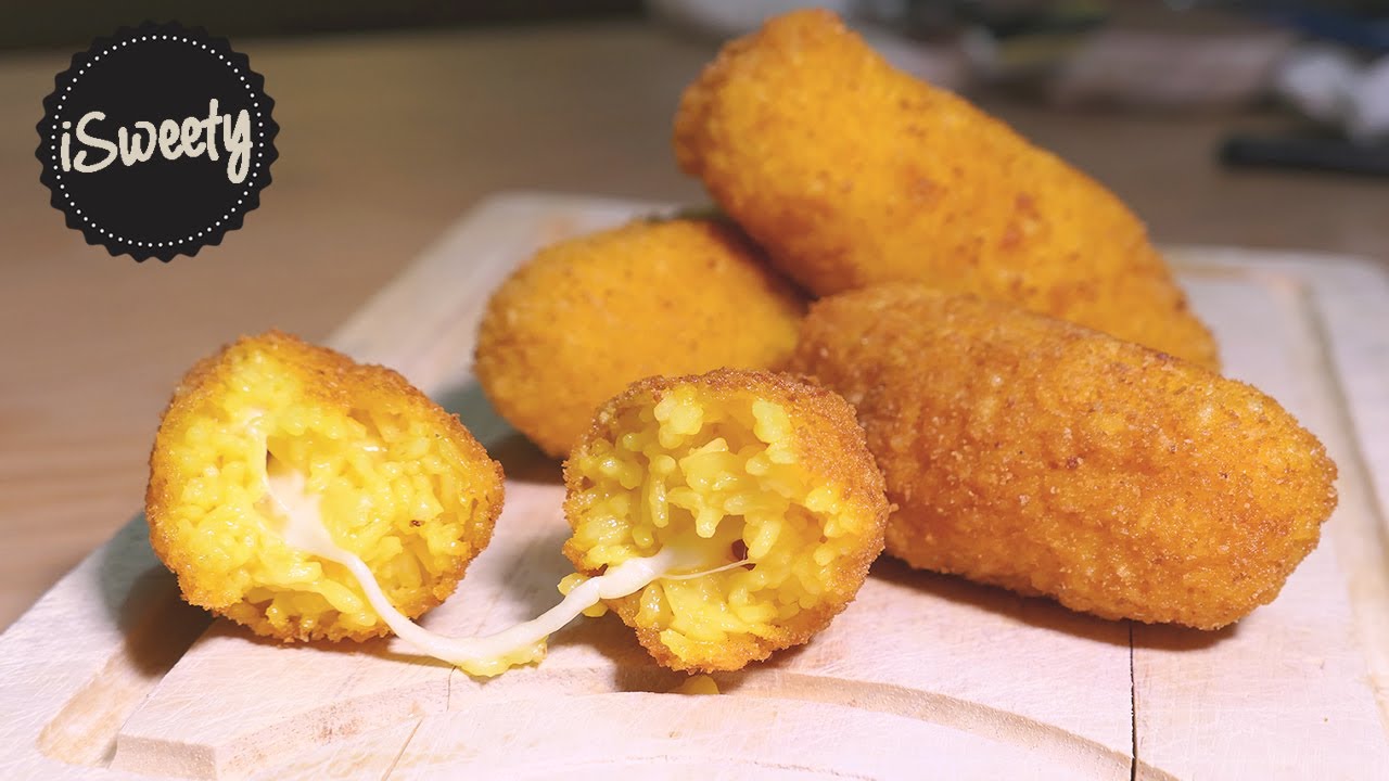 Suppl&igrave; di Riso al Telefono [Semplici e Perfetti] Fatti in Casa allo Zafferano e Mozzarella