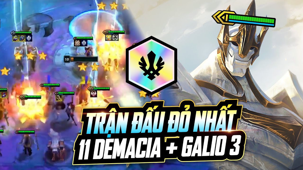TRẬN ĐẤU ĐỎ NHẤT TG - CỜ THỦ BRAZIL VAKIO TRIỆU HỒI GALIO 3 SAO & MỐC 11 DEMACIA FULL TƯỚNG 3 SAO