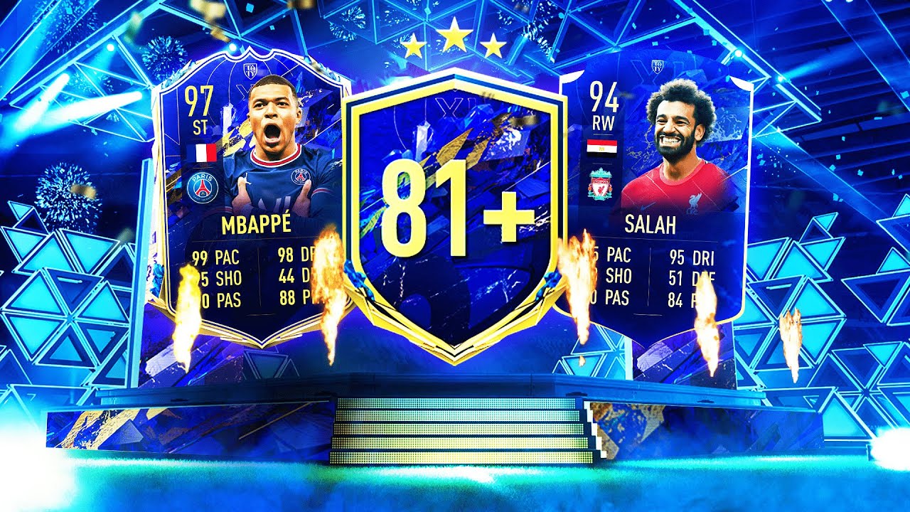 WHAT I GOT IN 10X 81+ DOUBLE UPGRADE PACKS FOR TOTY! #FIFA22 ULTIMATE TEAM
