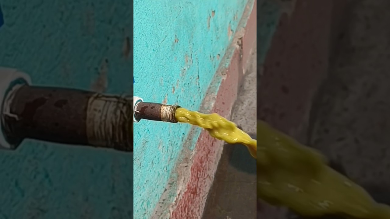 ACID wash pipe line clean #plumber #pipeline #viral #shorts #cleaning