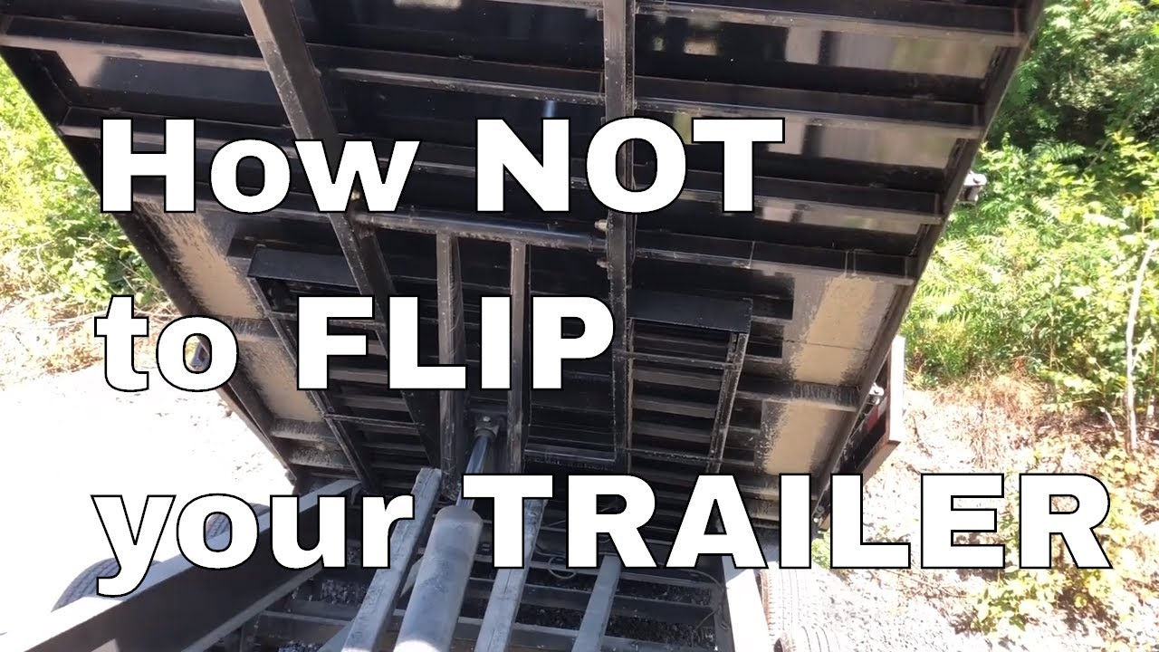 Dump Trailer Tipping Over