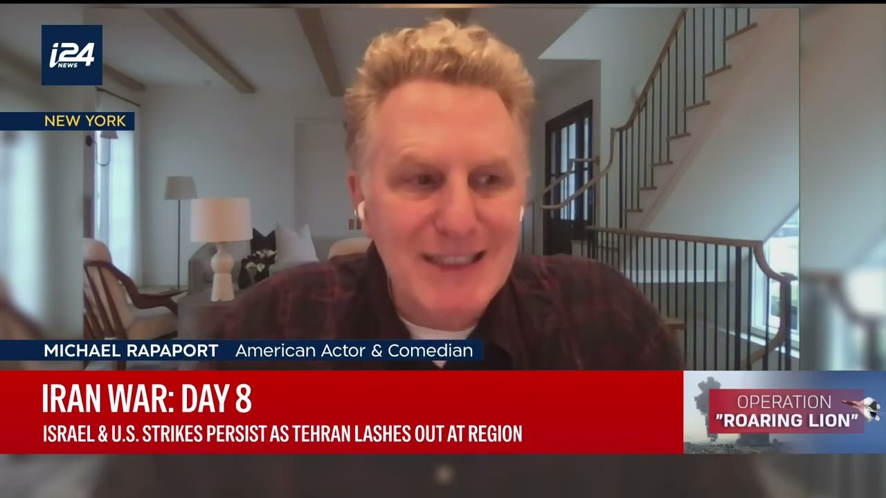 Michael Rapaport muestra su apoyo a israelíes tras 8 días refugiados de bombas