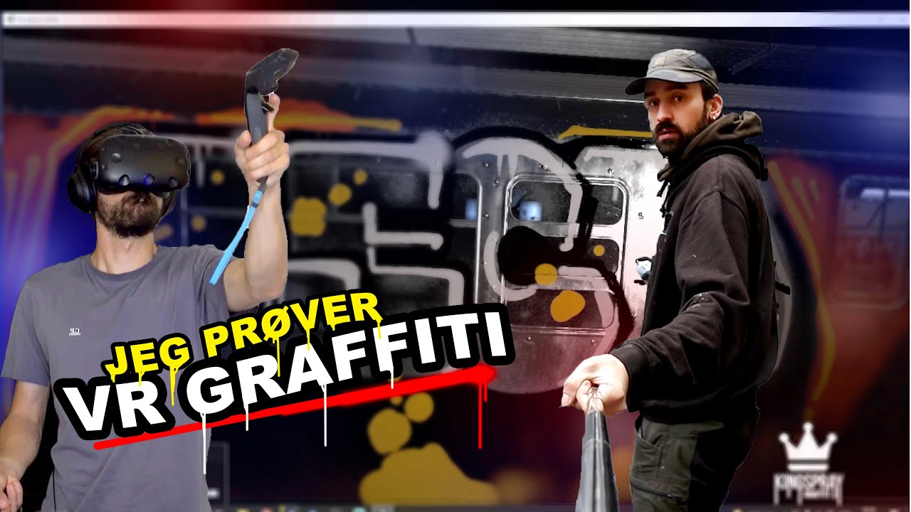 VR-GRAFFITI vs. ekte GRAFFITI
