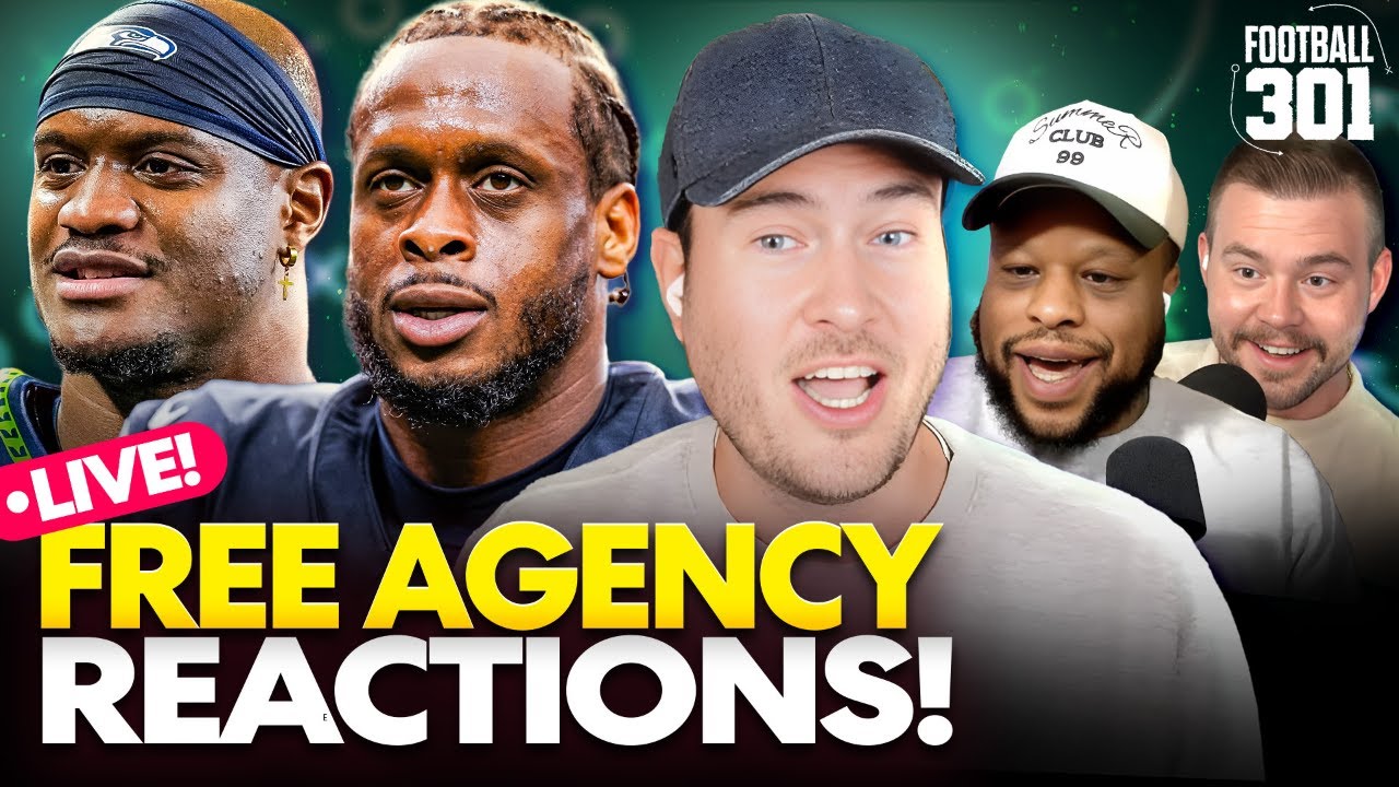 Free Agency INSTANT Reactions LIVE | Football 301