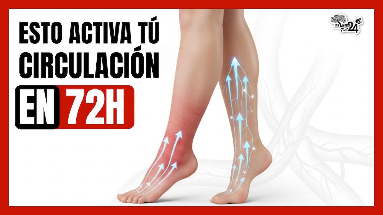 La receta que ACTIVA tu circulaci&oacute;n y QUITA la pesadez en 72h