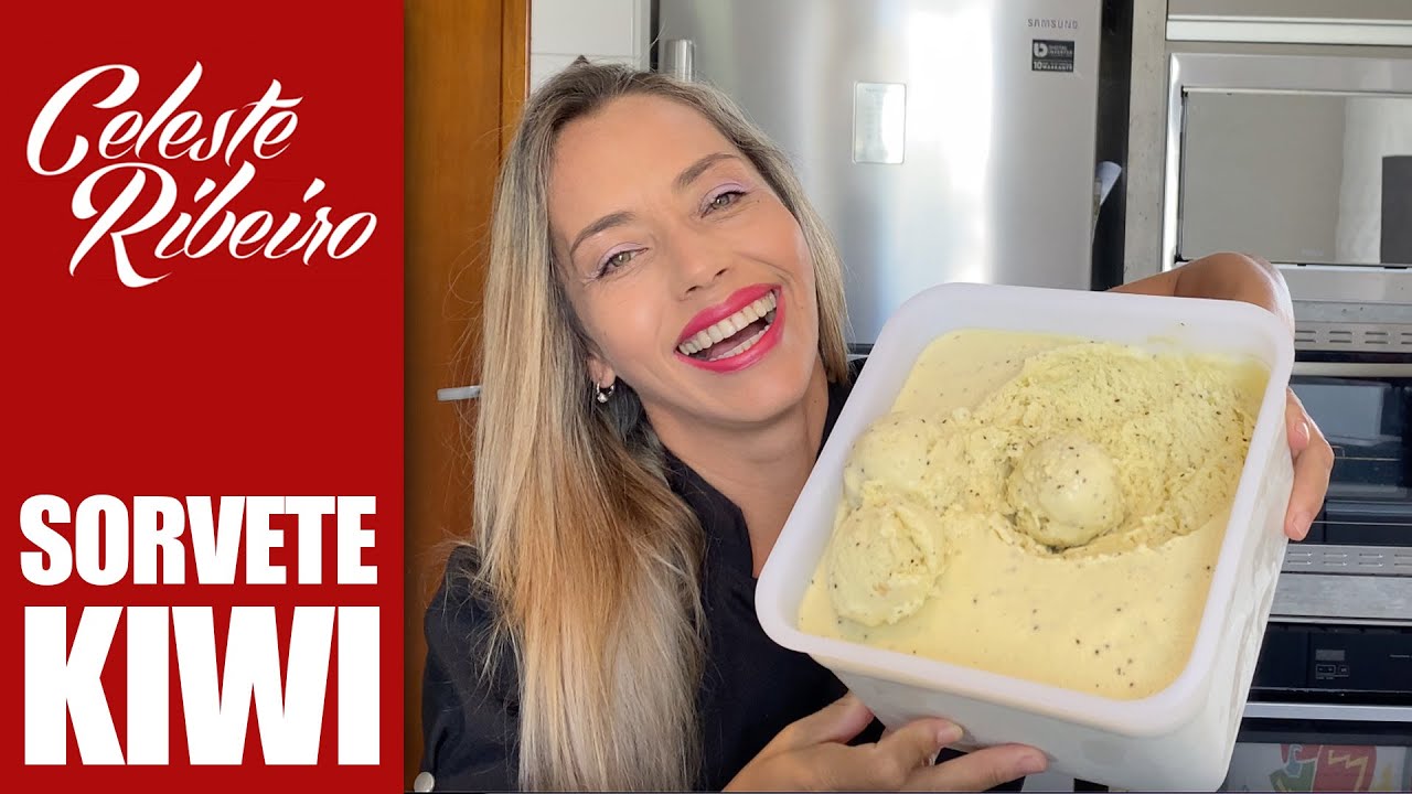 Sorvete Profissional de Kiwi 🥝 - Pode trocar por outra fruta