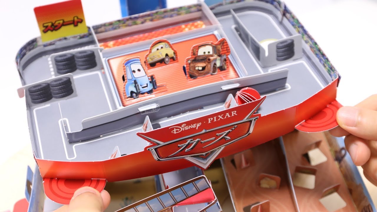 Cars DIY Paper Craft 3D Crossroad