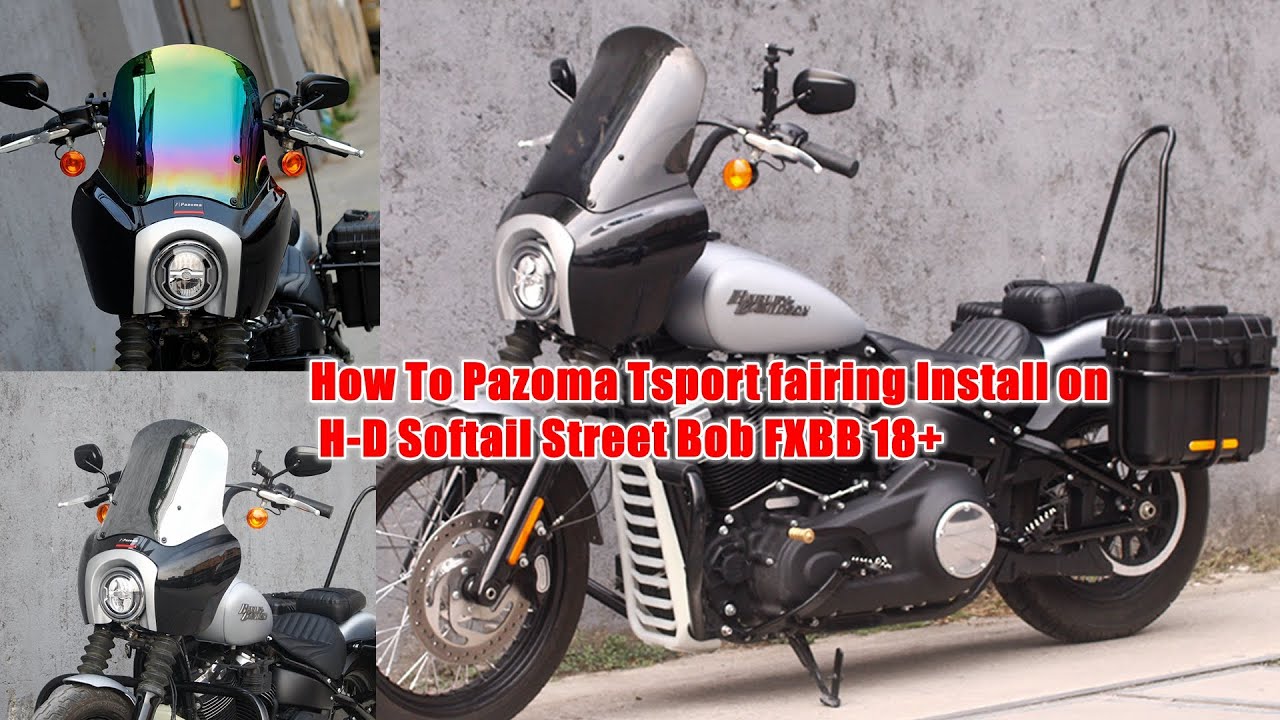 How To: Pazoma Tsport fairing Install on H D Softail Street Bob FXBB 18+