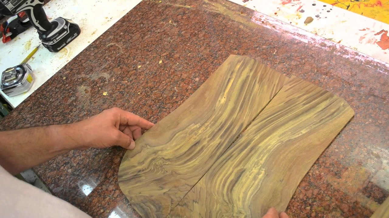 Luthier Wood Review:  Walnut & Claro for guitar body tops backs tonewood
