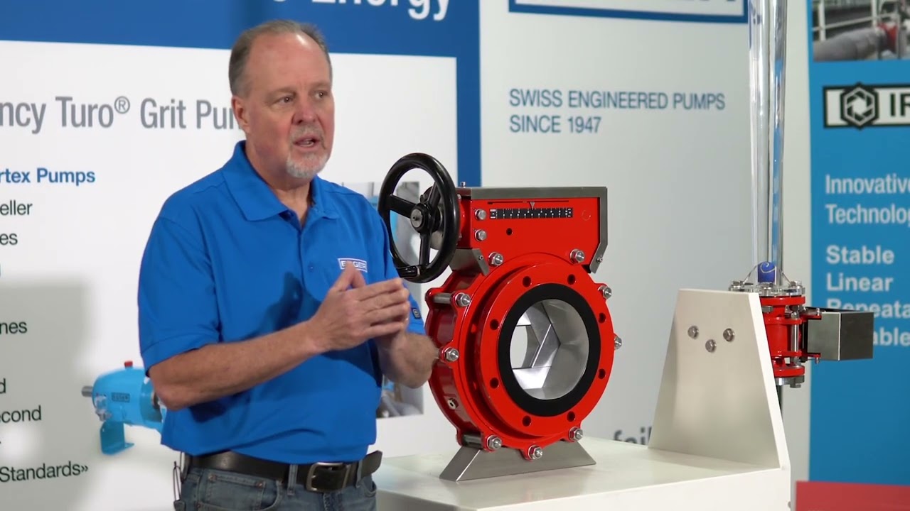 Iris Diaphragm Control Valve explained on a show display