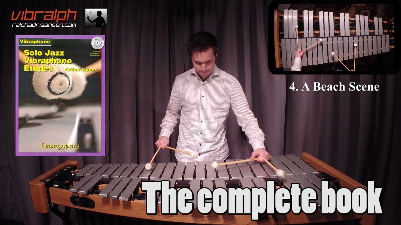 Solo Jazz Vibraphone Etudes - The complete book