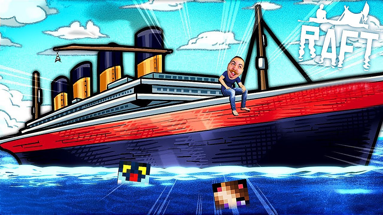 LA MIA ZATTERA DIVENTA UNA NAVE DA CROCIERA con I MIEI AMICI su RAFT!!