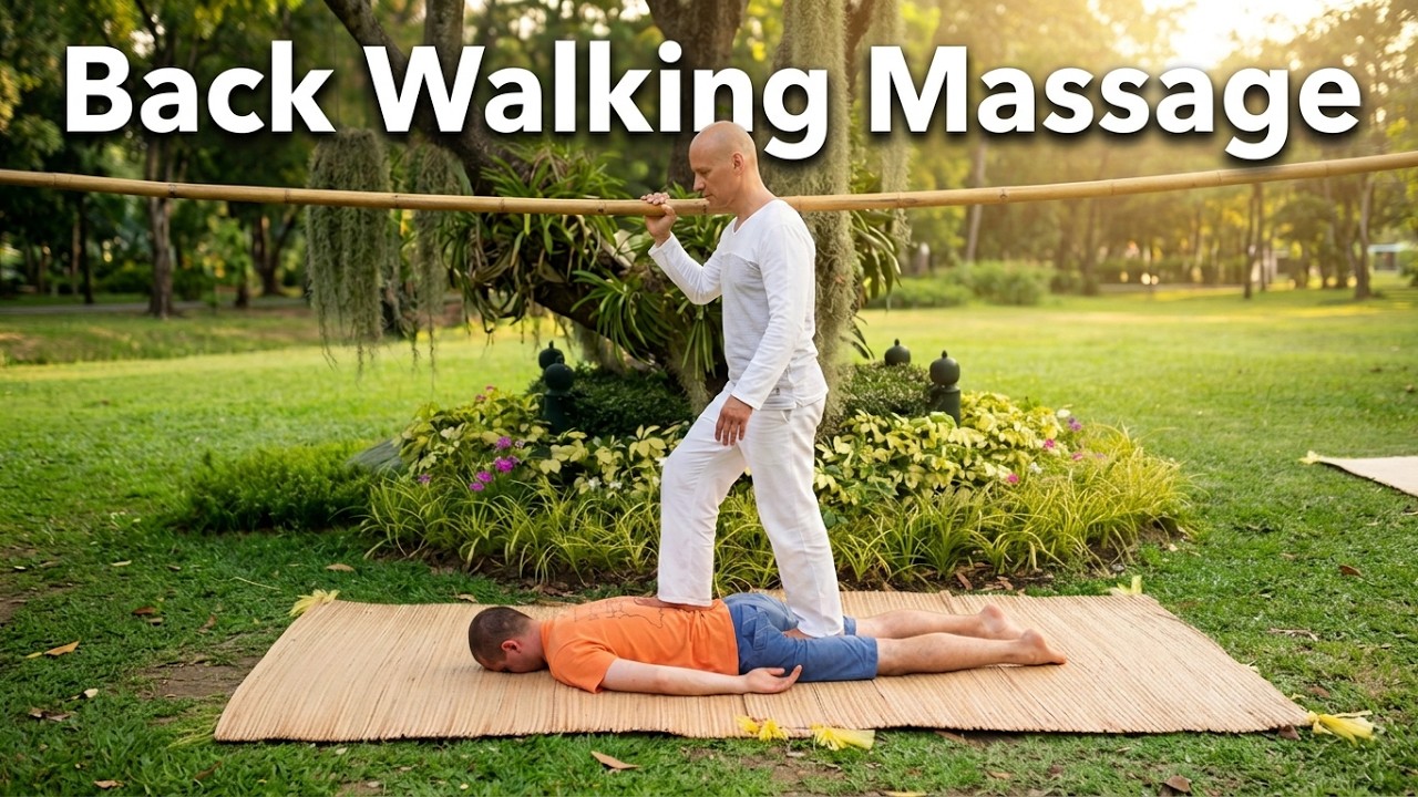 Back walking massage