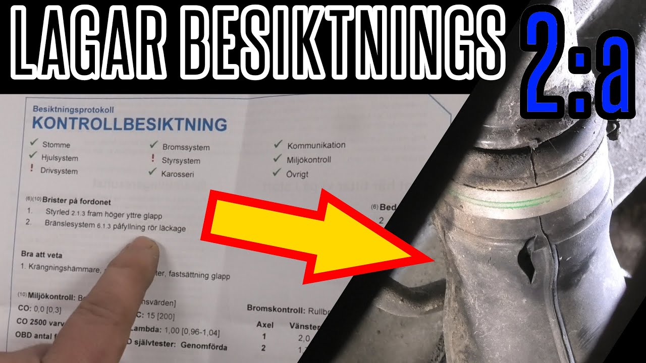 Besiktat V70:n - Byter gummit på bränslepåfyllningsrör - Vanlig 2a