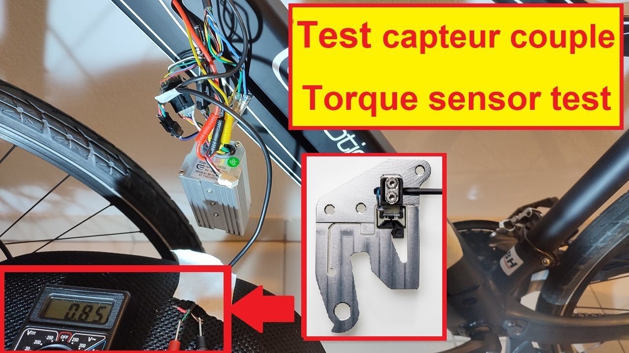 Tuto - Tester un capteur couple de vélo électrique / eBike torque sensor testing