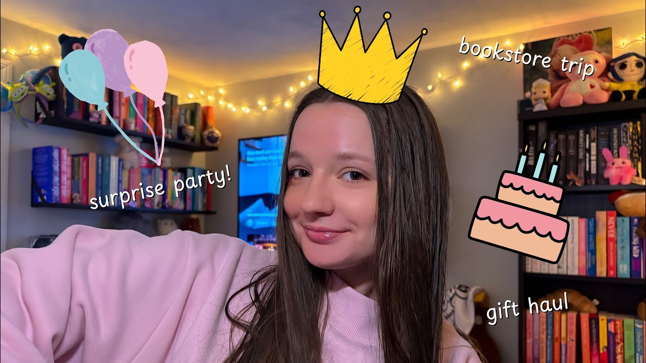 MY 24TH BDAY VLOG 🎂 | surprise party, new books, & yapping abt life