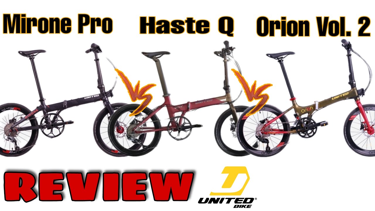 UNITED MIRONE PRO VS ORION VS HASTE Q ~ iDuy Vlog