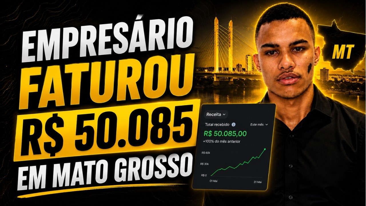 Empresário faturou R$ 50.085 depois que aplicamos essa estratégia