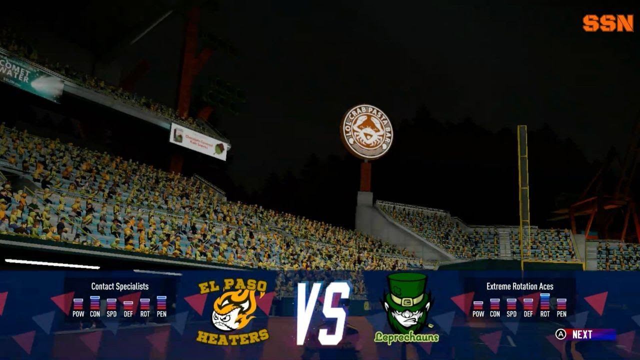 Super Mega Baseball 4 Season- El Paso Heaters (5-9) vs Lowell Leprechauns (8-6)