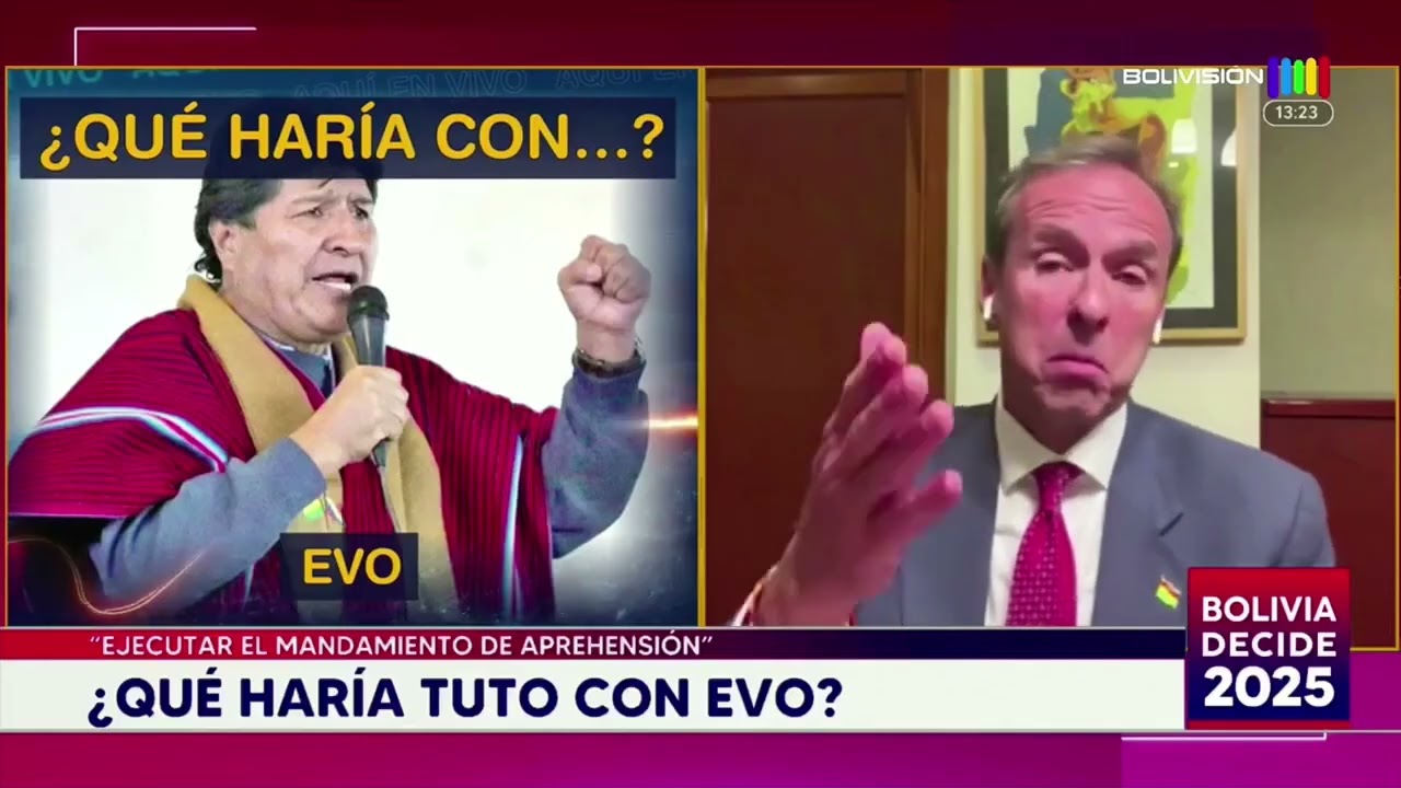 Tuto Quiroga sobre Evo Morales: ‘Conmigo la ley se cumple