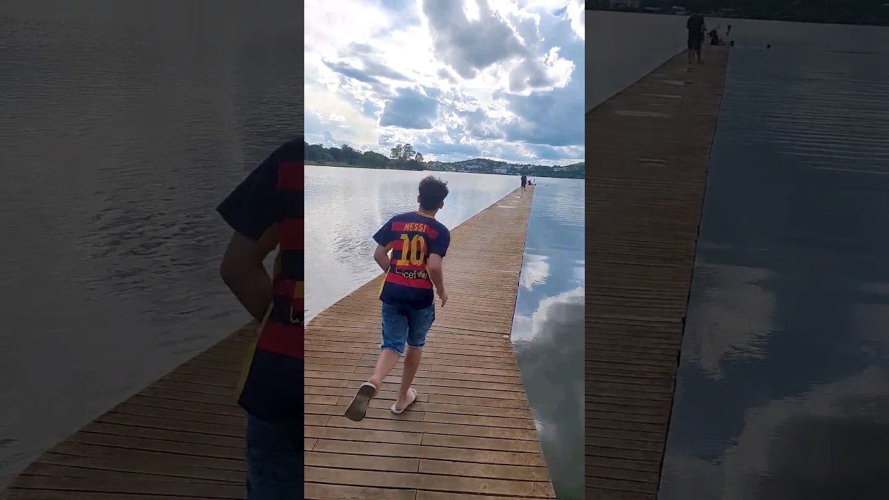 Nadando na Lagoa de Lagoa Santa
