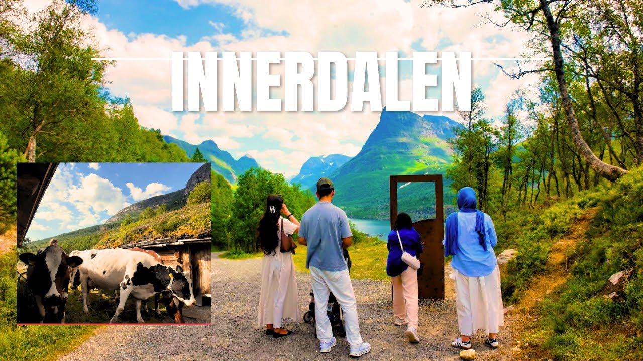 Innerdalen Valley,🇳🇴Norway’s Secret Paradise You Must See!یکی از زیبا ترین دره های ناروژ#viralvideo