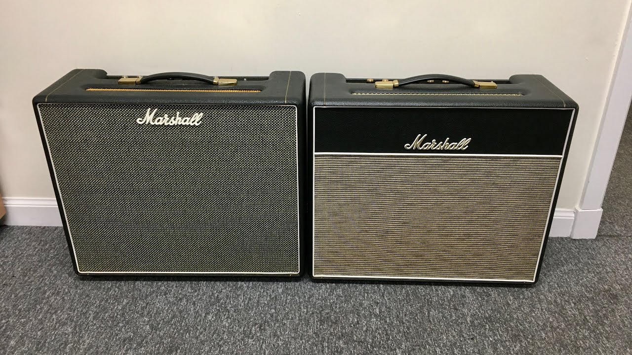 Marshall Popular 2x10 1930 modded vs Marshall 1974x 1x12 Cranked demo