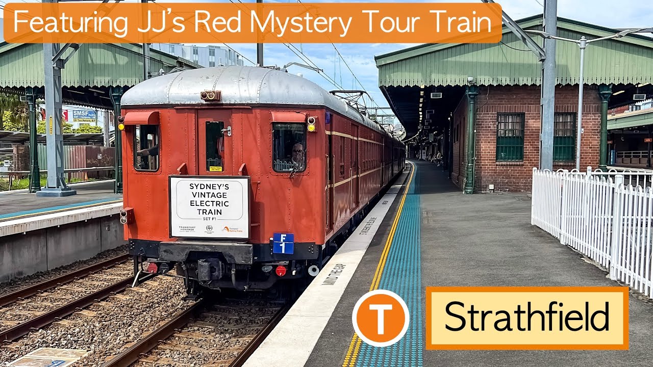 Transport for Sydney Vlog 952: Strathfield Part 8 - Featuring JJ’s Red Mystery Tour Train