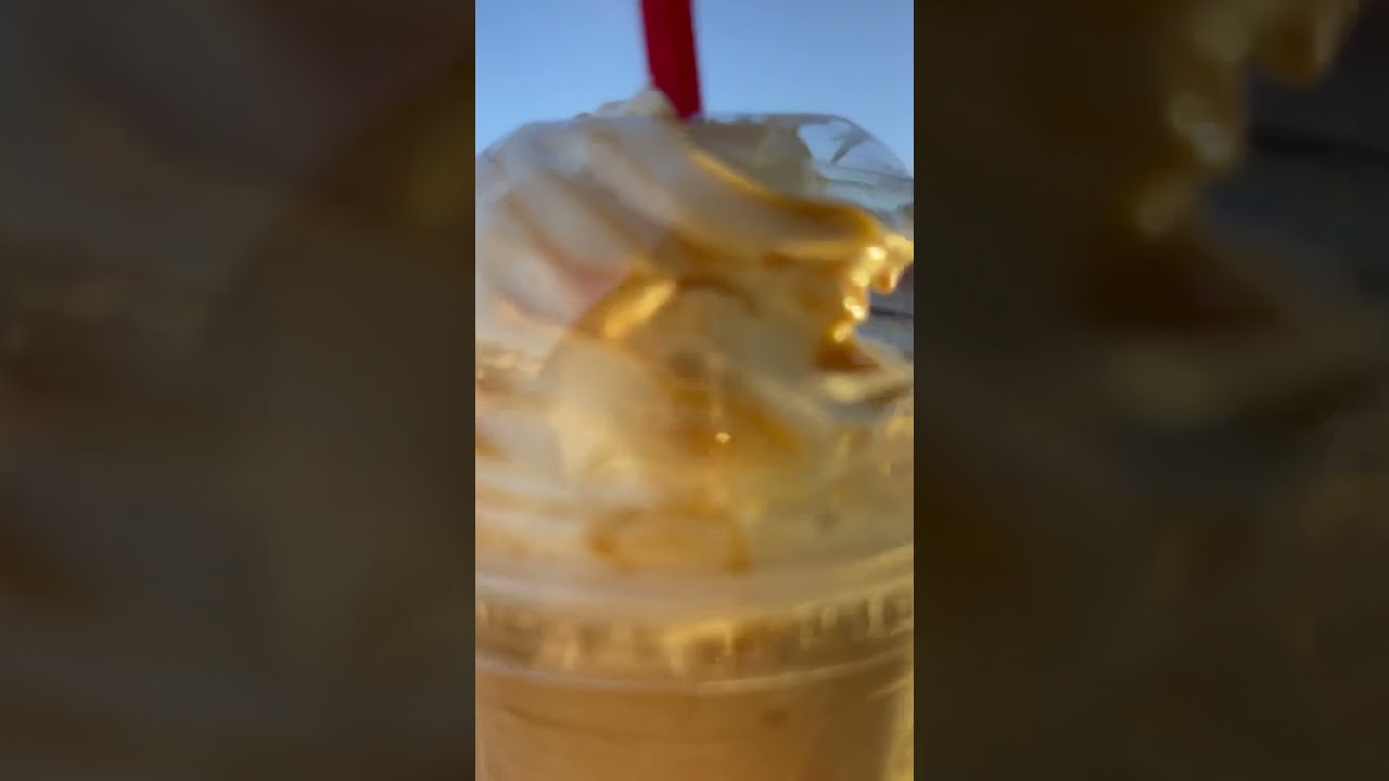 A Large Blended Caramelicious Scooters Coffee This Morning. 🥰💕