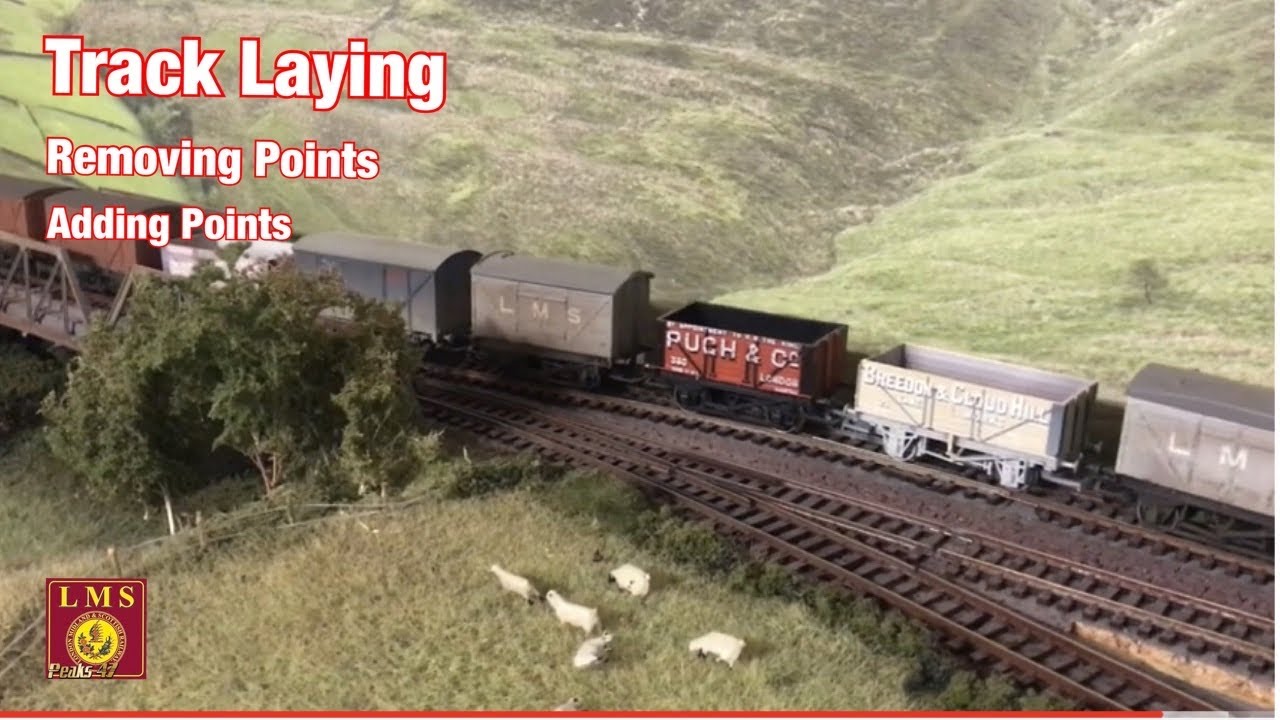 Building a Model Railway- Track Laying - Points