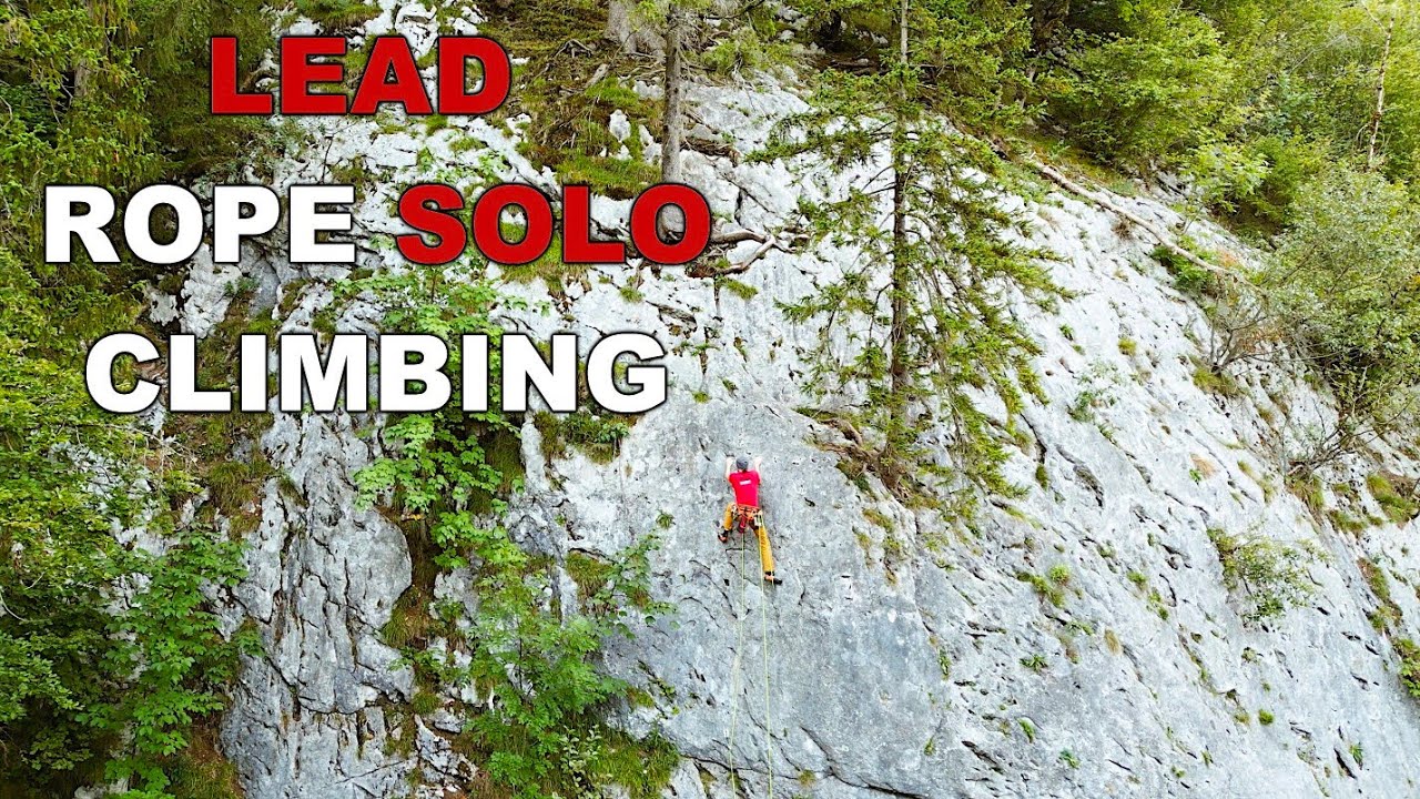 Lead Rope Solo Climbing Plombergstein Classics