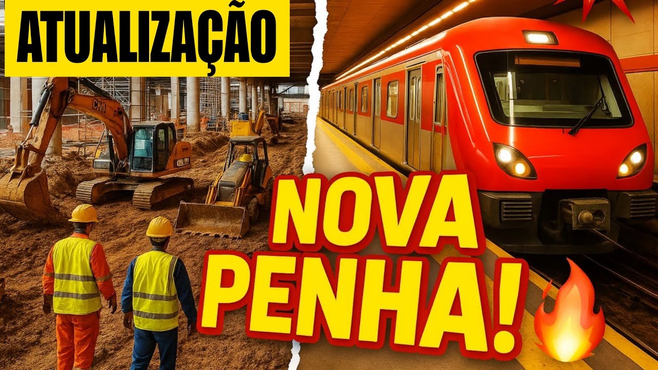 🚇 FUTURA ESTAÇÃO PENHA: O HUB QUE VAI TRANSFORMAR A ZONA LESTE!”