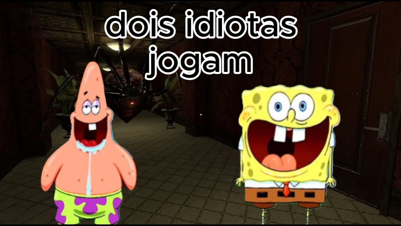 Dois Idiotas fugindo de uma aranha gigante nas BackRooms ep2