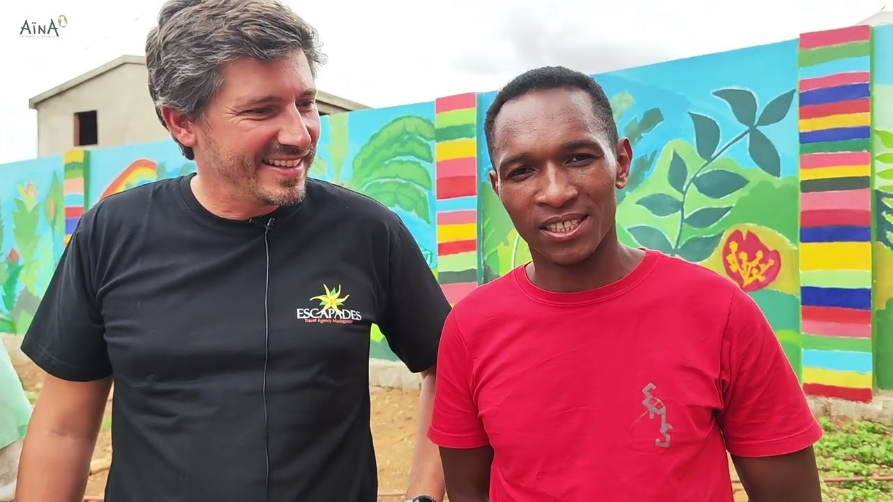 Echanges avec Samy Bailly à l'orphelinat de Malaza