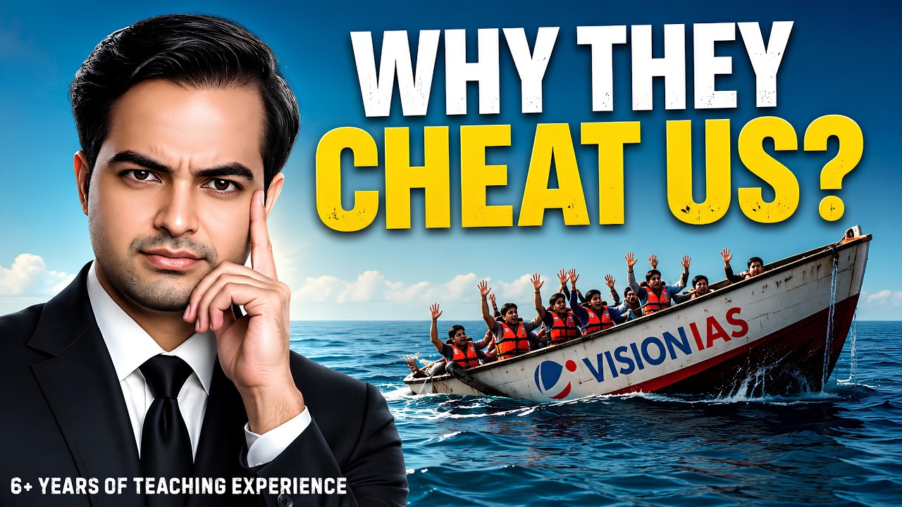 Vision IAS EXPOSED⚠️ The Reality of UPSC Coaching Nobody Talks About