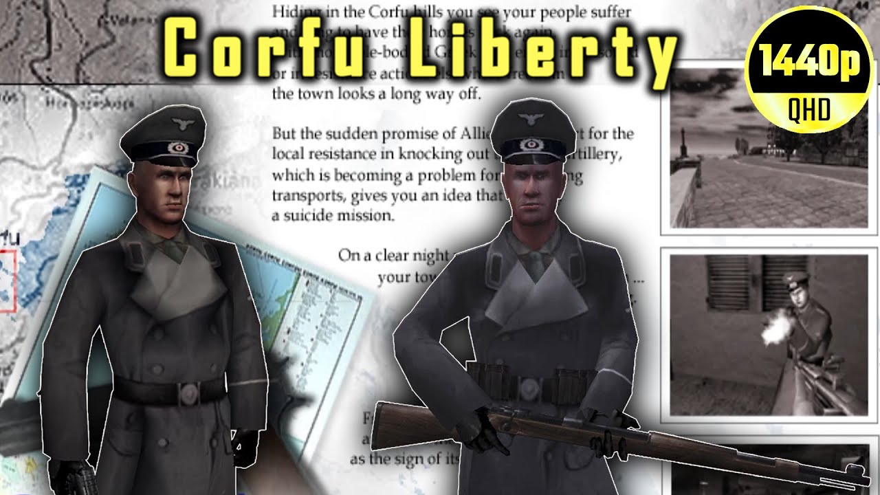 [Medal Of Honor Allied Assault (MOHAA) Corfu Liberty] Mod Full Walkthrough